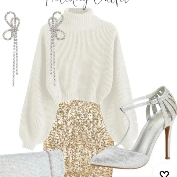 J. Crew.‎ Sequins Mini Skirt Size 0 Champagne - Picture 7 of 7